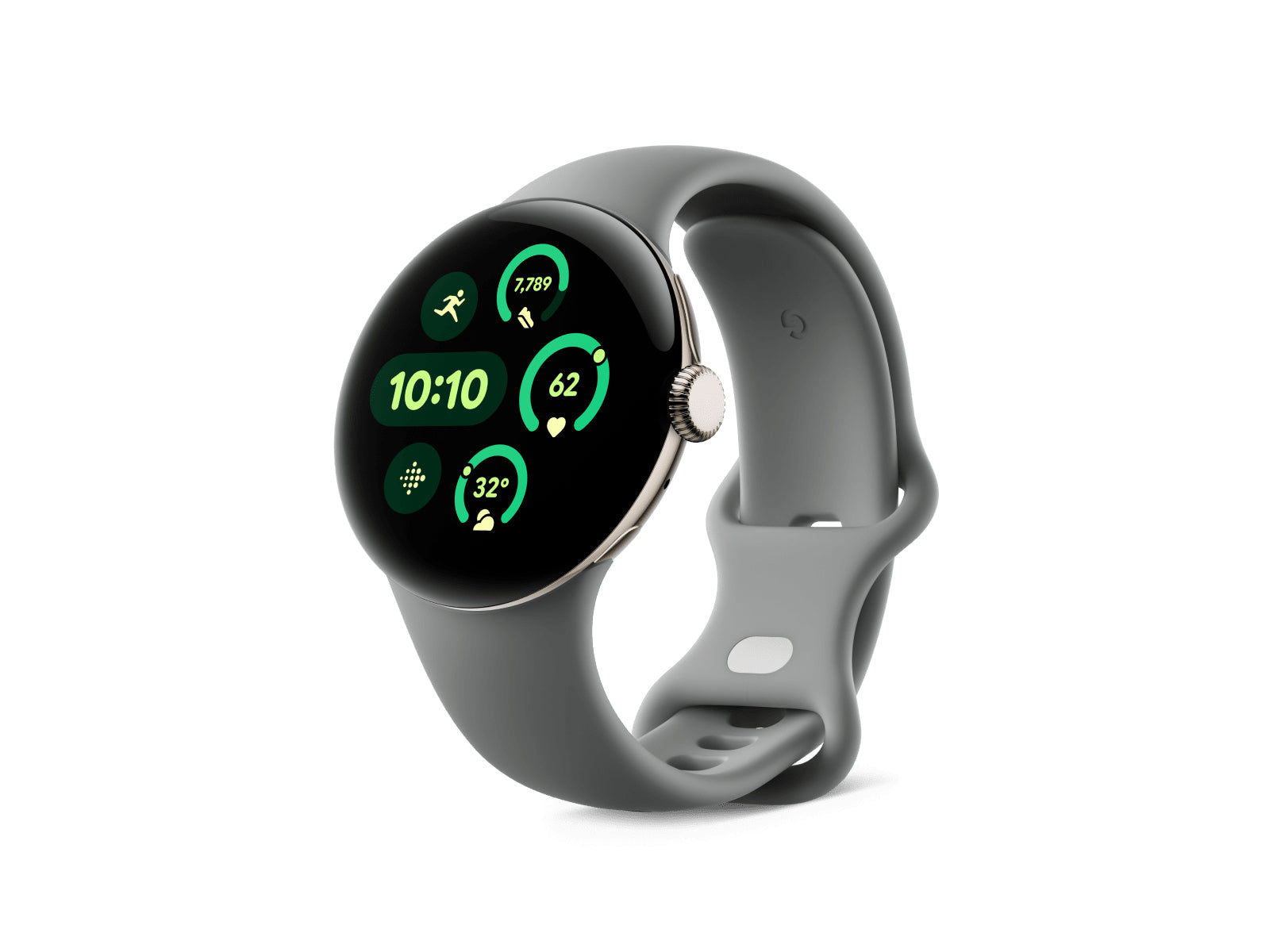 Google Pixel Watch 3 – Smartwatch – 41 mm, GPS, WLAN, AMOLED, IP68, Grau