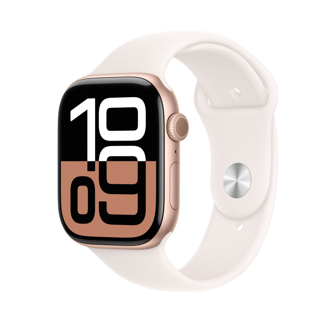 Apple Light Blush Sport Band – Armband – für Apple Watch 46 mm, Hellrosa, M/L, Polymer