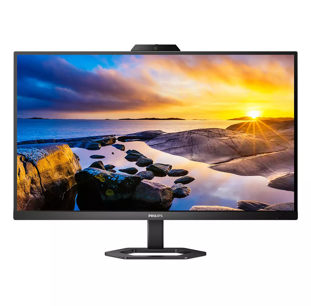 Philips 27E1N5600HE/00 – Monitor, 27", IPS, 75 Hz, 300 cd/m², Webcam, USB-C, USB-Hub, Integrierte Lautsprecher