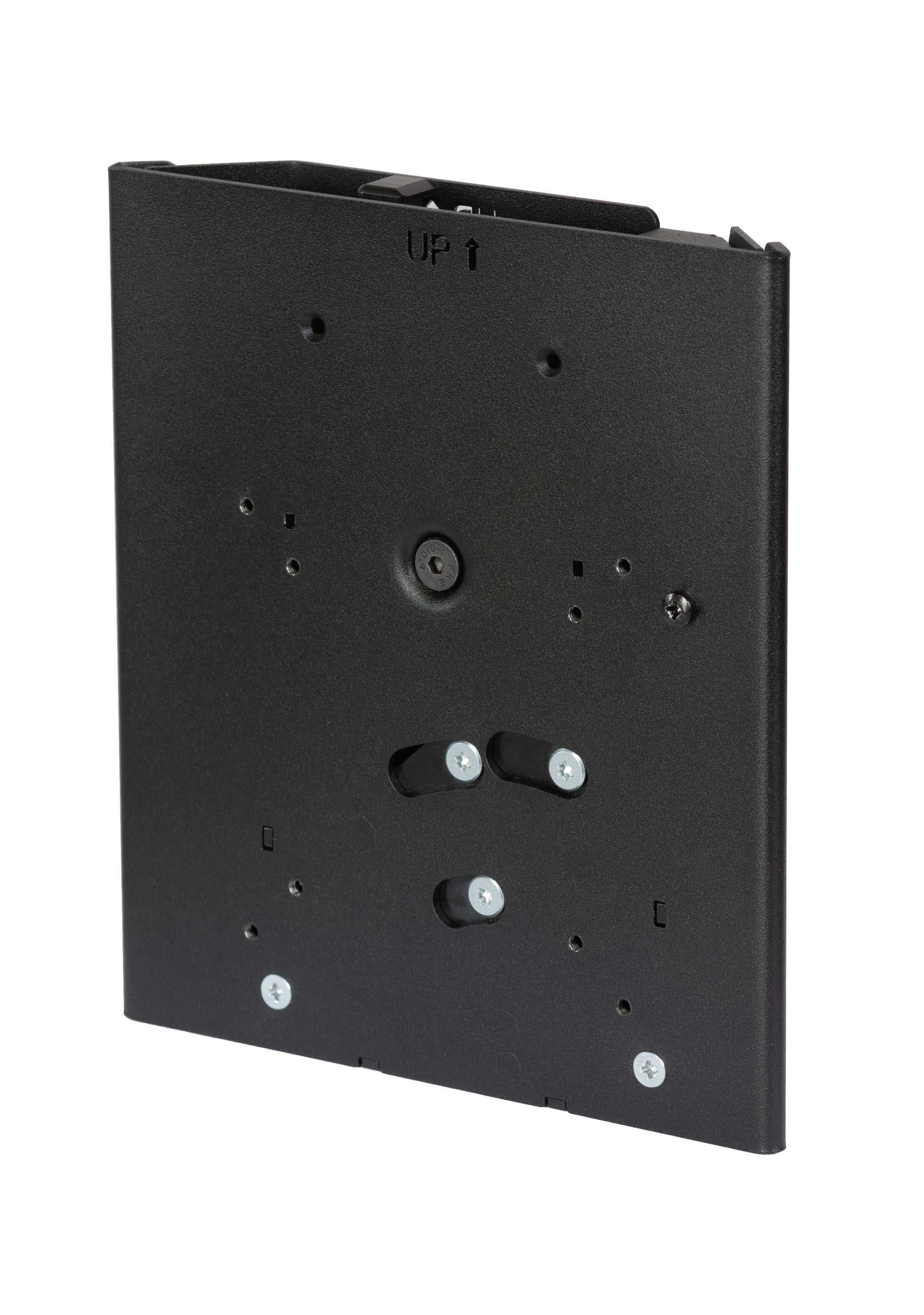 Ergonomic Solutions Höhenverstellungsadapter, Schwarz, für VESA 75/100