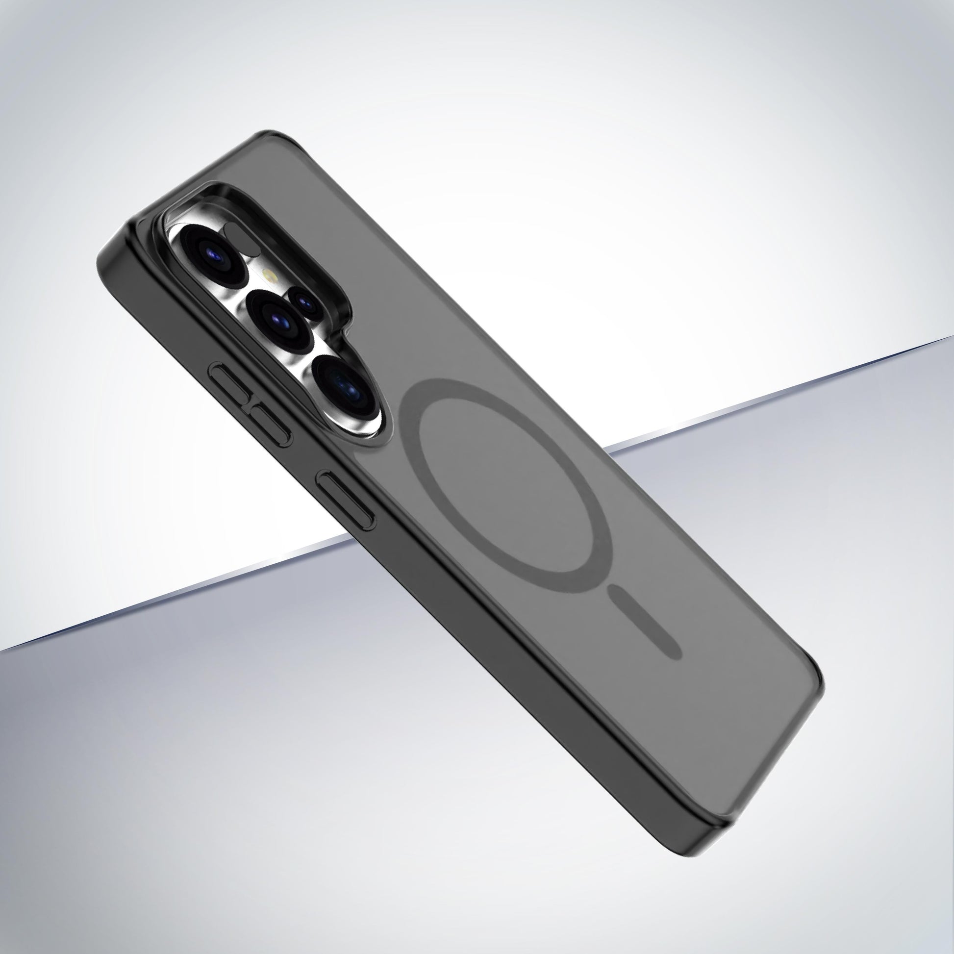 Cellularline Frosty Mag Backcover – für Samsung Galaxy S26 Ultra, MagSafe, Kunststoff+Gummi, Schwarz