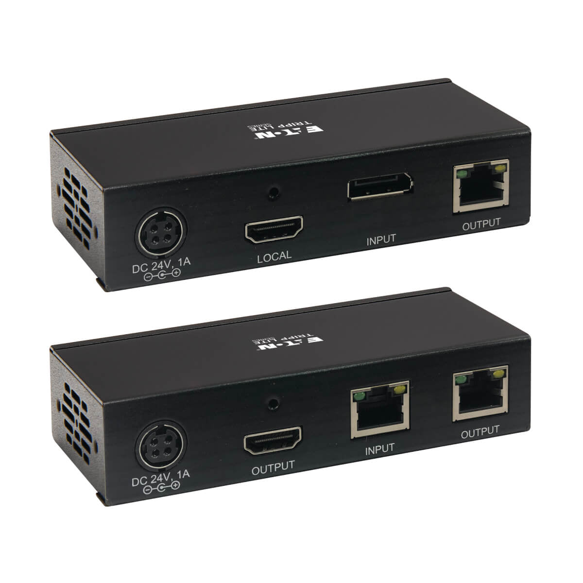 Tripp Lite B127A-111-BDTH – DisplayPort über Cat6 Extender-Set, 4K@60 Hz, 70,1 m, HDR, 4:4:4, PoC, HDCP 2.2