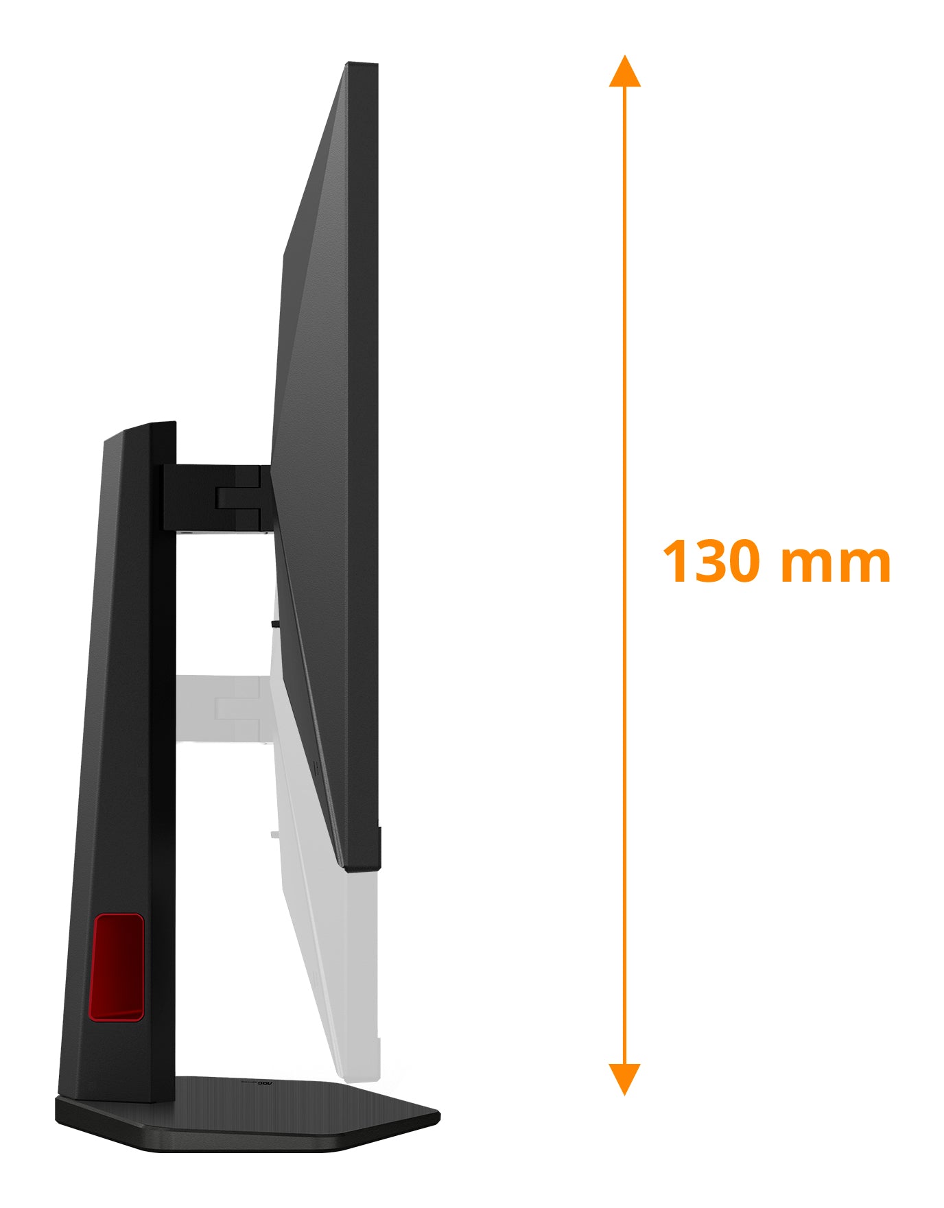 AOC Q27G4ZR – Monitor, 27", 2560 × 1440 (WQHD), IPS, 260 Hz, Adaptive Sync, Lautsprecher, Rot