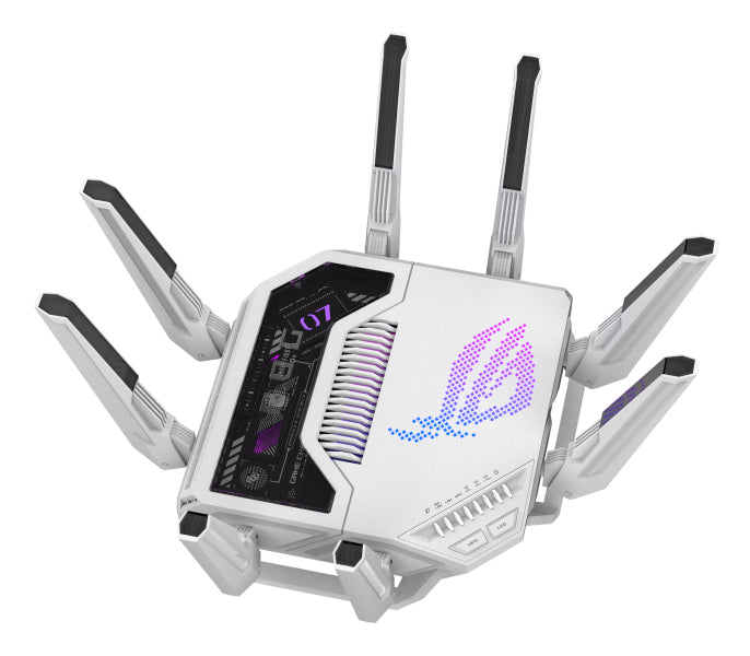 ASUS T-Be19000Ai WLAN-Router – Wi-Fi 7 (802.11be), Tri-Band (2,4/5/6 GHz), 2,5GbE, 10GbE, 7× LAN, 1× USB 3.2 G