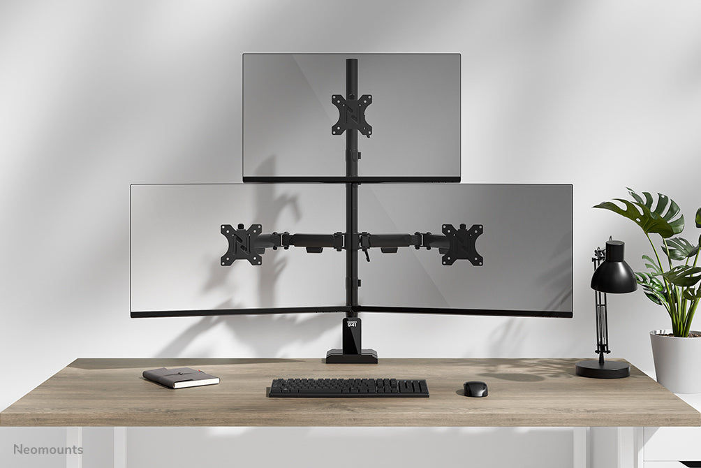Neomounts DS60-600BL2-1 – Monitorarm Tischhalterung – 10–32" – bis 9 kg/Monitor – für VESA 75×75/100×100 mm