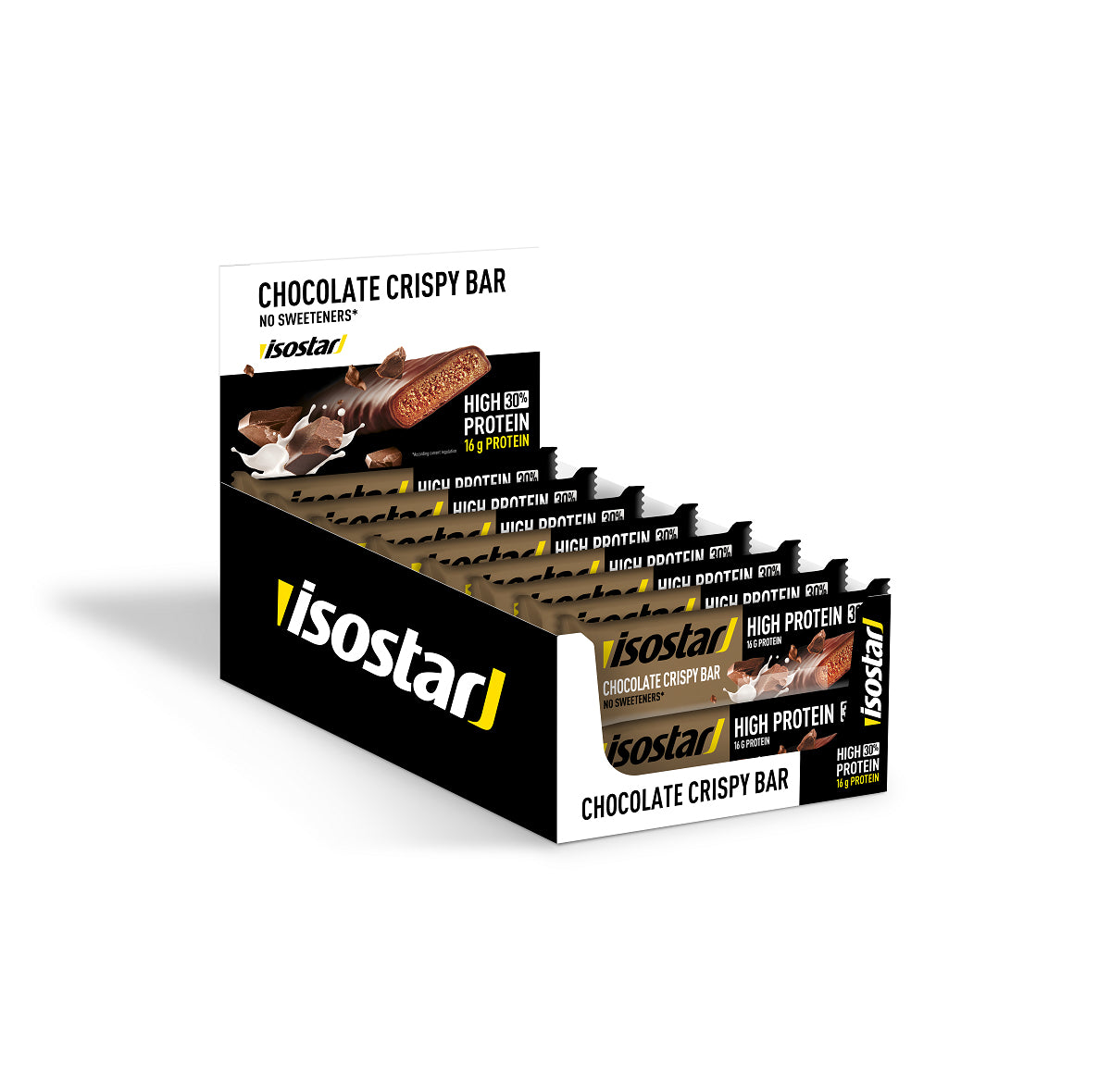 Isostar High Protein Protein-Riegel – Schokolade – 16 × 55 g