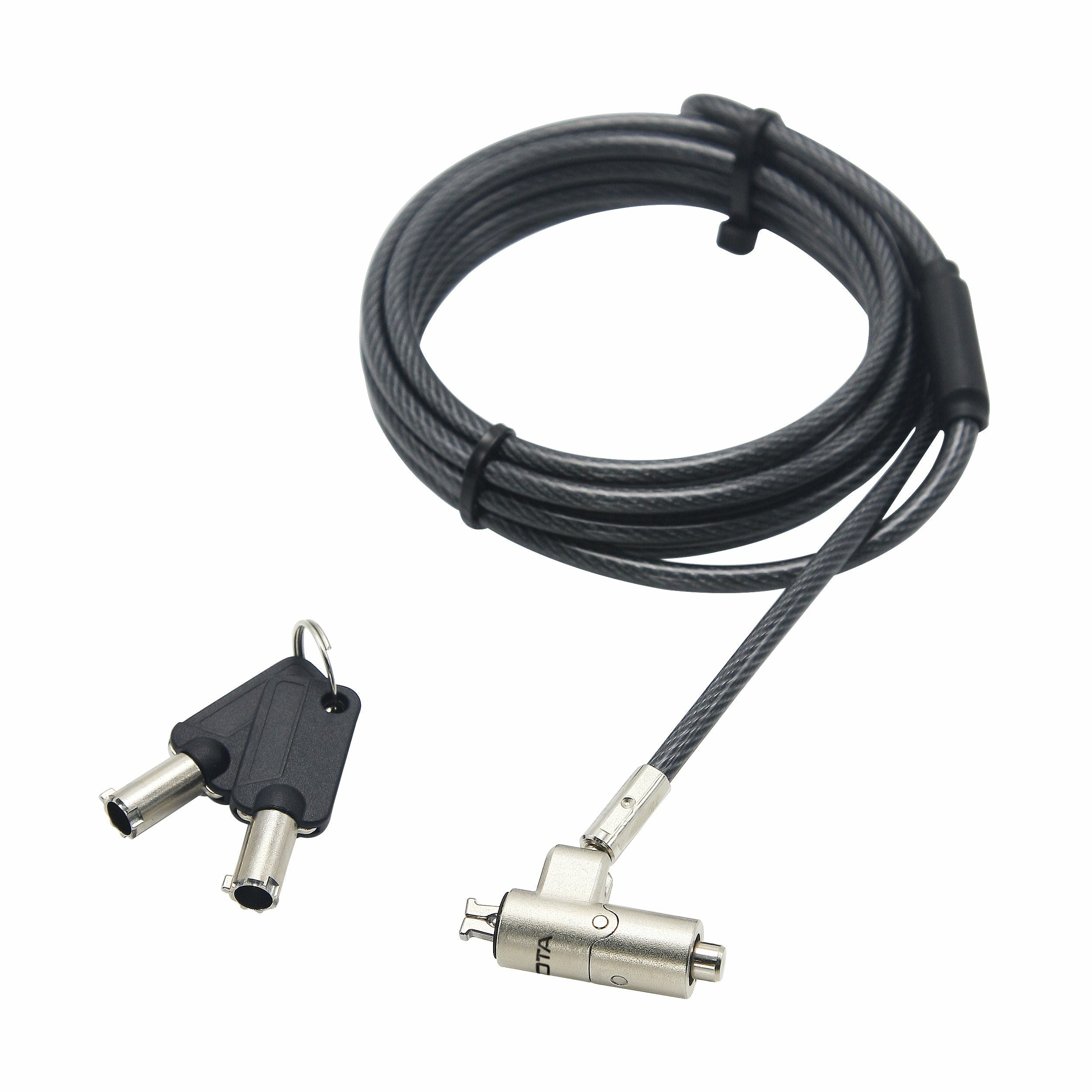 DICOTA Nano Lock Ultra Slim Kabelschloss – für 2,5 × 6 mm Slot