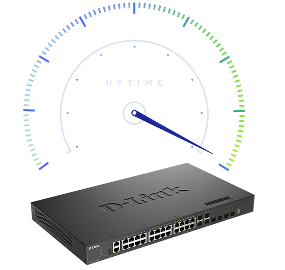 D-Link DXS-3410-32XY/E – Netzwerk-Switch (Managed), 10 Gigabit Ethernet, L3, 24x LAN (1/2,5/5/10GbE), 4x SFP28
