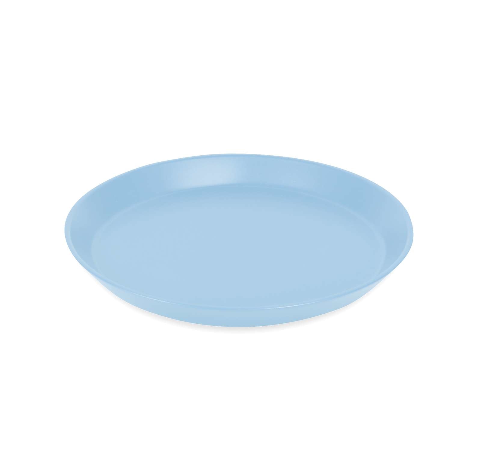 Koziol Speiseteller NORA – Ø 20,5 cm, Kunststoff (biozirkulär), Blau, spülmaschinenfest, BPA-frei