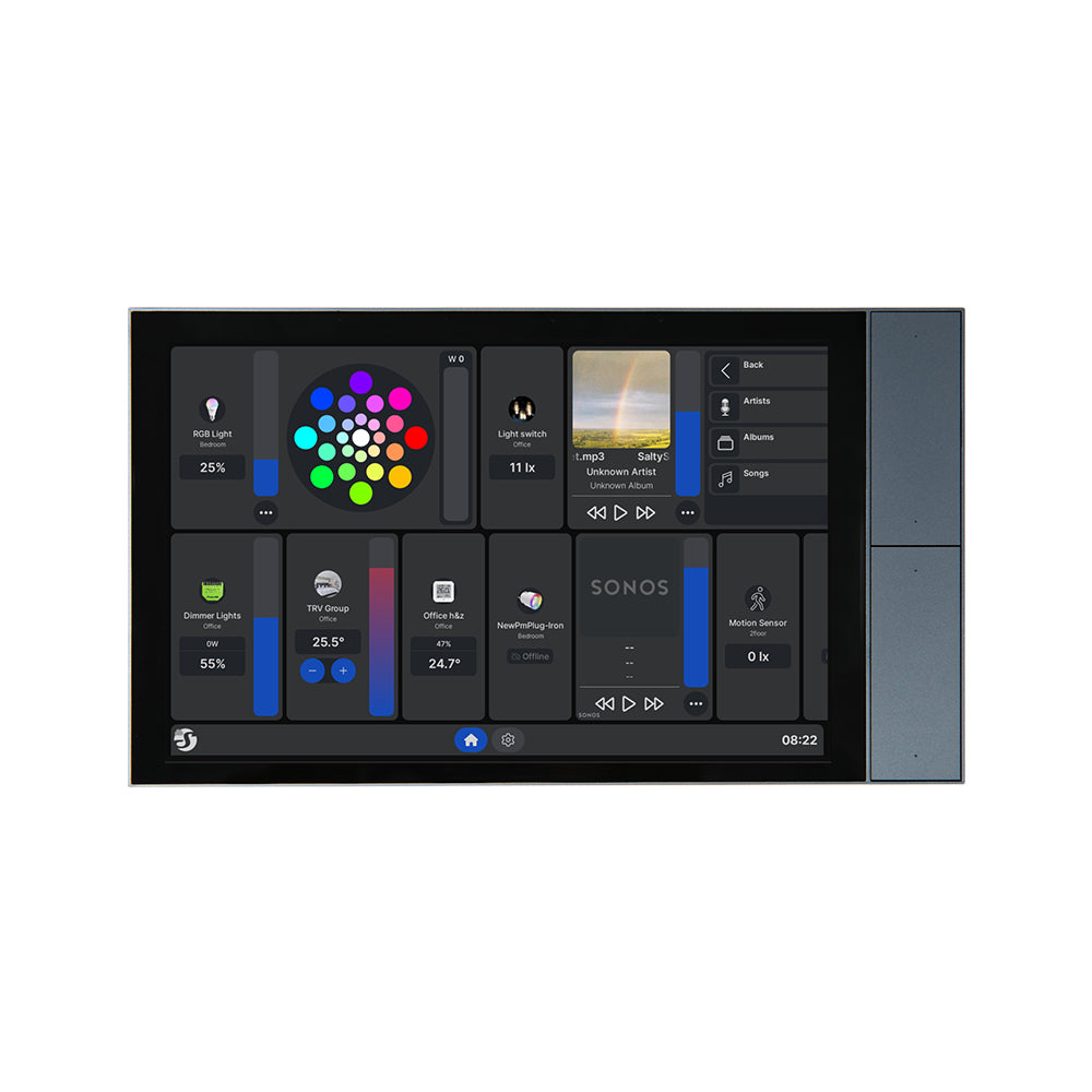 Shelly Wall Display XL – Smart-Display – 10,1", 1280×752 Pixel, WLAN, Bluetooth – grau