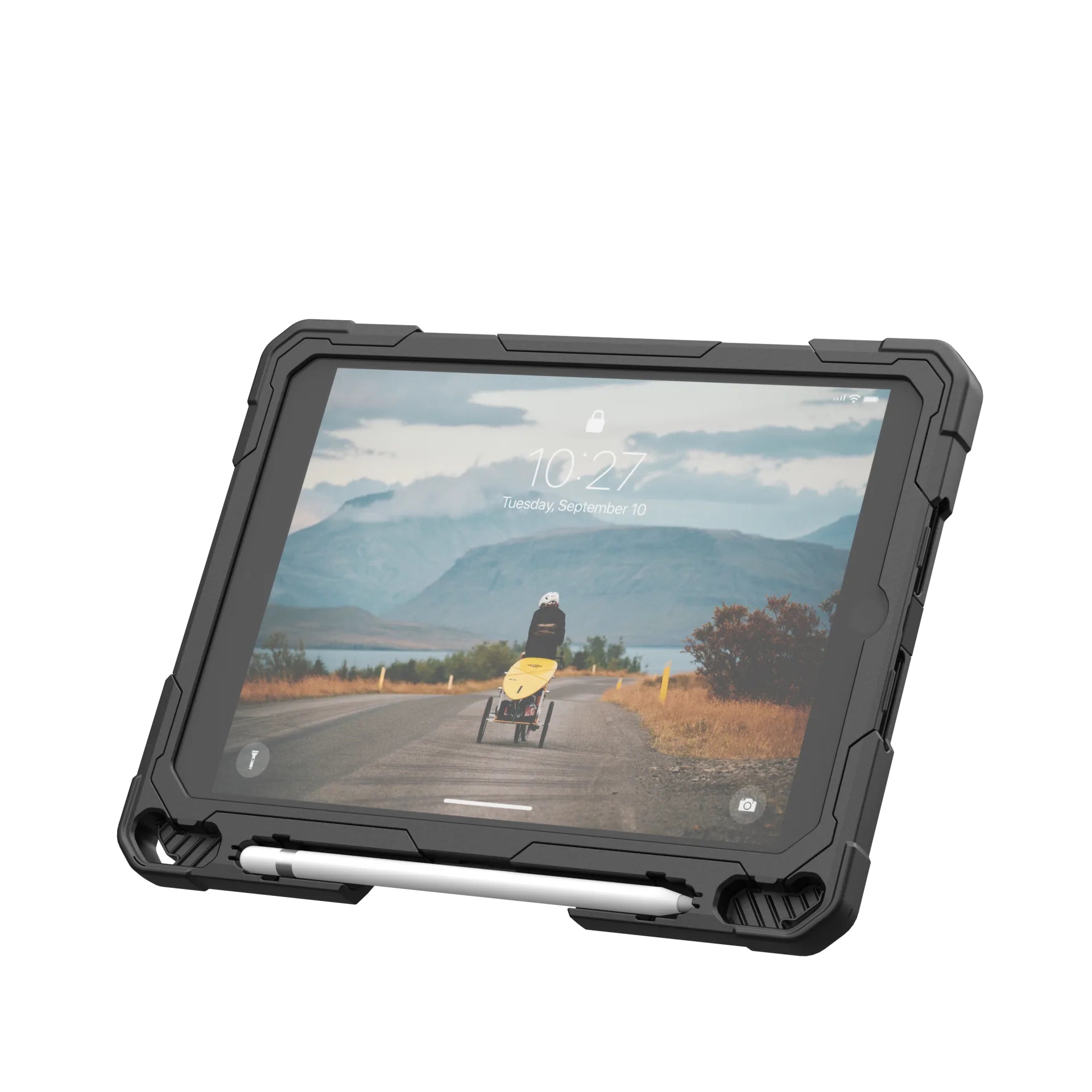 Urban Armor Gear UAG Tablet-Hülle für iPad 10,9" (10. Gen.) – Silber/Schwarz