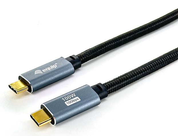 Equip USB-C auf USB-C Kabel – USB 3.2 Gen 2 (10 Gbit/s) – 3 m – PD 100 W – 4K/60 – Magnetisch abgeschirmt
