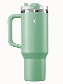 Lurch Big Cup Thermobecher 1,2 l – doppelwandig 8 h heiss/12 h kalt, Kunststoff, grün