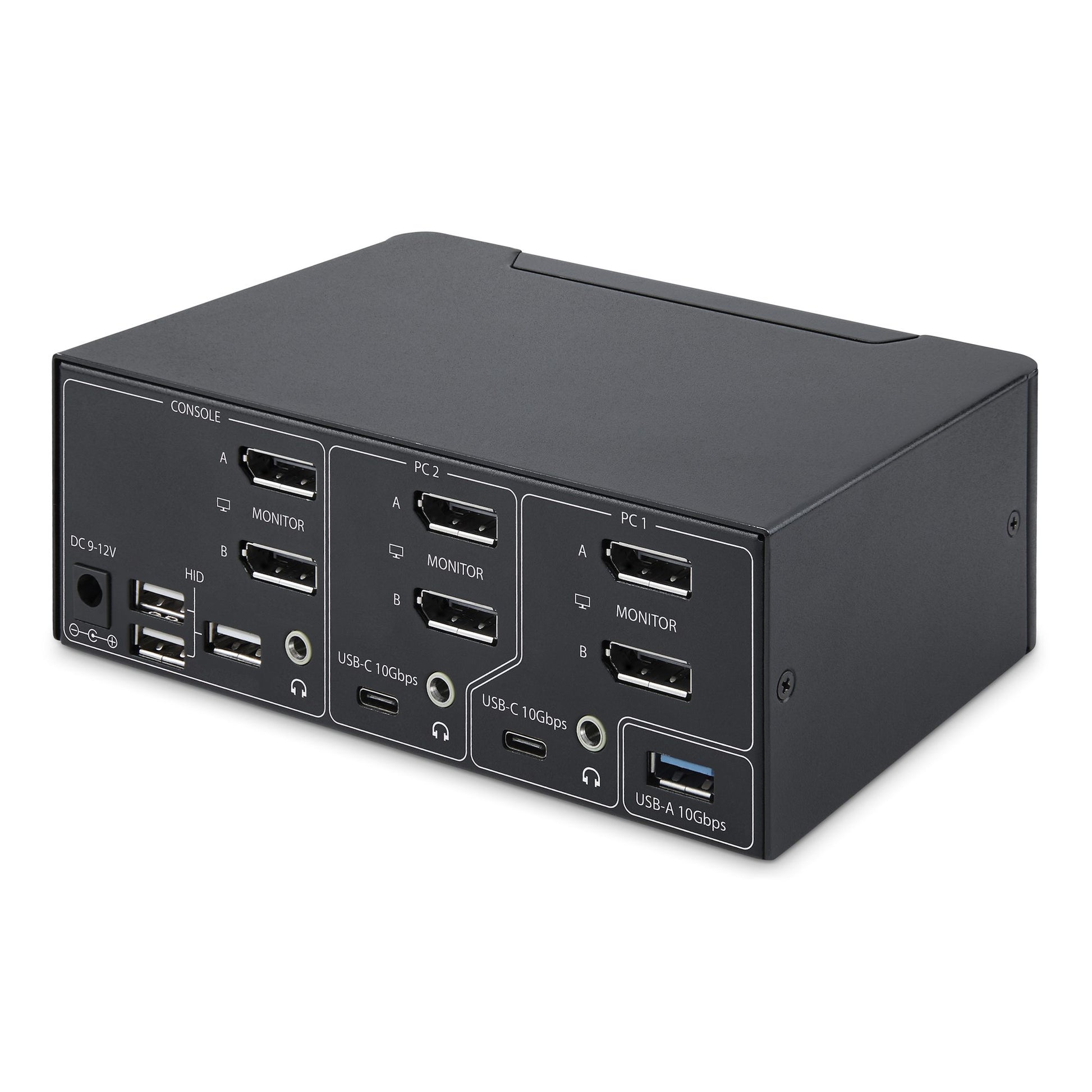 StarTech.com 2-Port DP 1.4 Dual-View KVM-Switch – 8K/60 Hz, USB 3.1-Hub