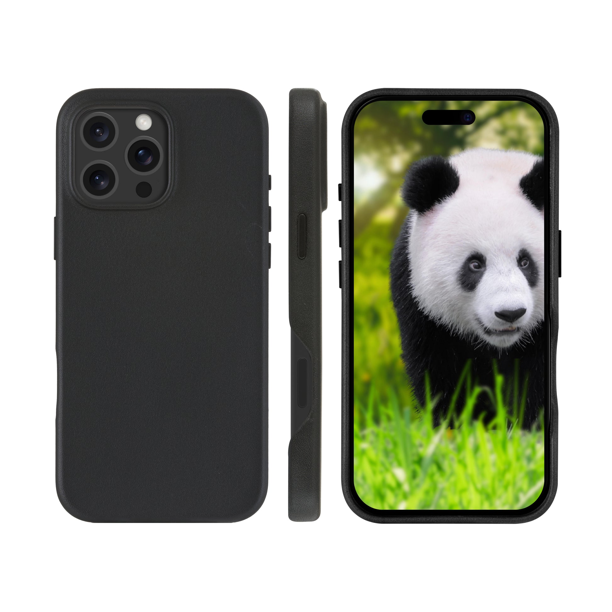 dbramante1928 Backcover – für Apple iPhone 16 Pro Max – schwarz – Leder – MagSafe-kompatibel