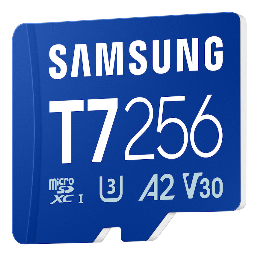 Samsung T7 microSDXC 256 GB – UHS-I, U3, V30, A2, 170 MB/s Lesen