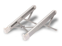 Lindy Laptop-Ständer – bis 15,6", bis 15 kg, faltbar – Silber/Weiss