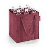 Reisenthel Stofftasche, Polyester, Motiv Twist Maroon, 240×280×240 mm