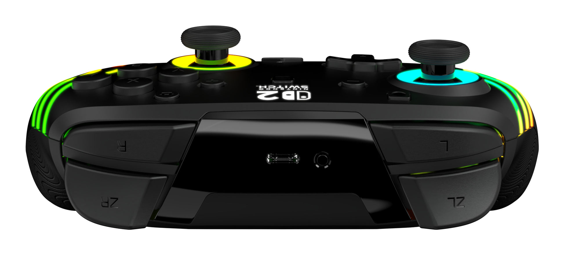Turtle Beach Afterglow Wave – Gamepad – USB + Bluetooth, RGB, 20-h Akkulaufzeit, für Nintendo Switch, Schwarz