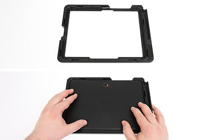 Brodit Displayschutzglas – für Samsung Galaxy Tab Active 5 Pro SM-X356B, Active 4 Pro SM-T630/SM-T636