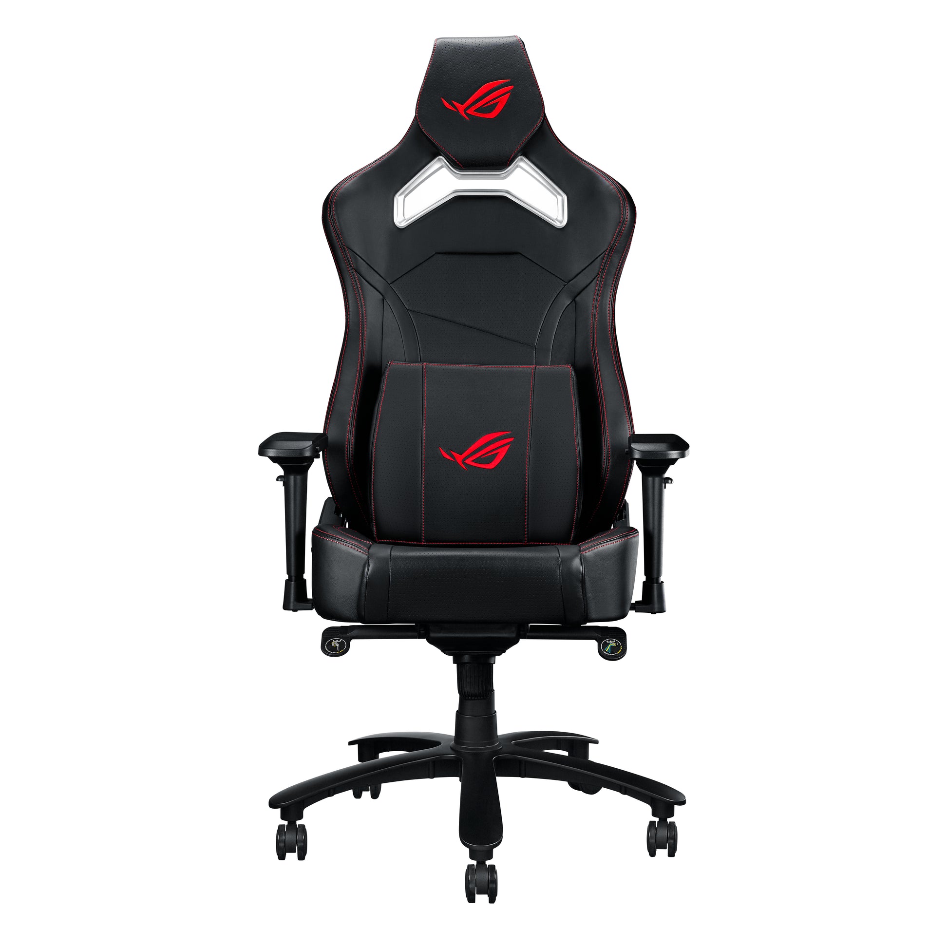 ASUS ROG Chariot X Core Gaming-Stuhl – Kunstleder – Schwarz, 4D-Armlehnen, Kopf- & Lendenkissen, bis 136 kg