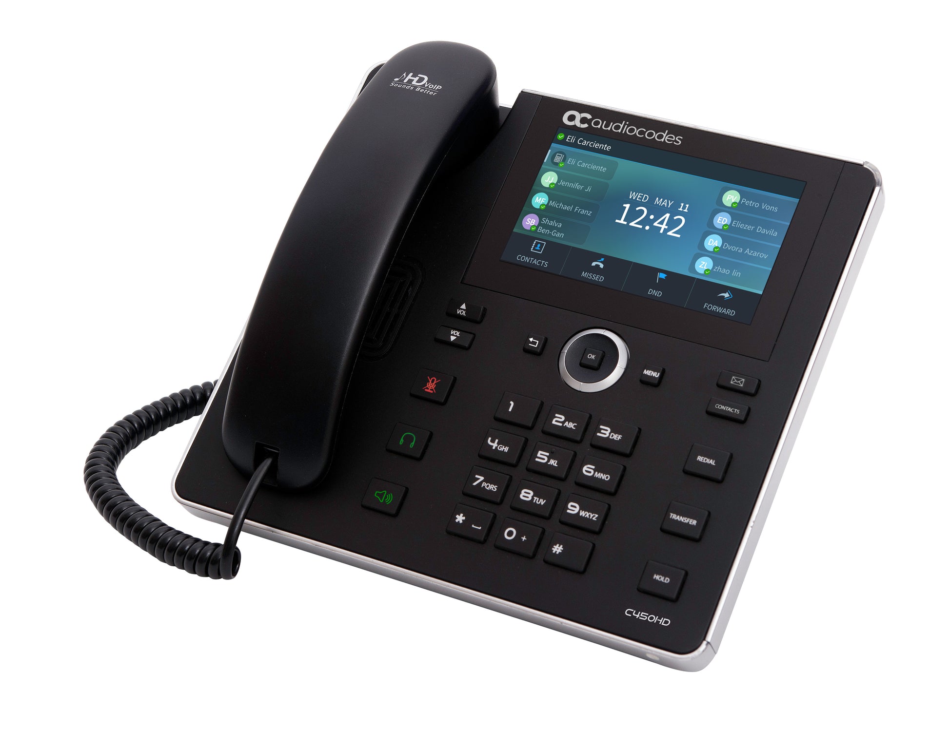 AudioCodes C450HD – PoE, Gigabit-Ethernet, externes Netzteil