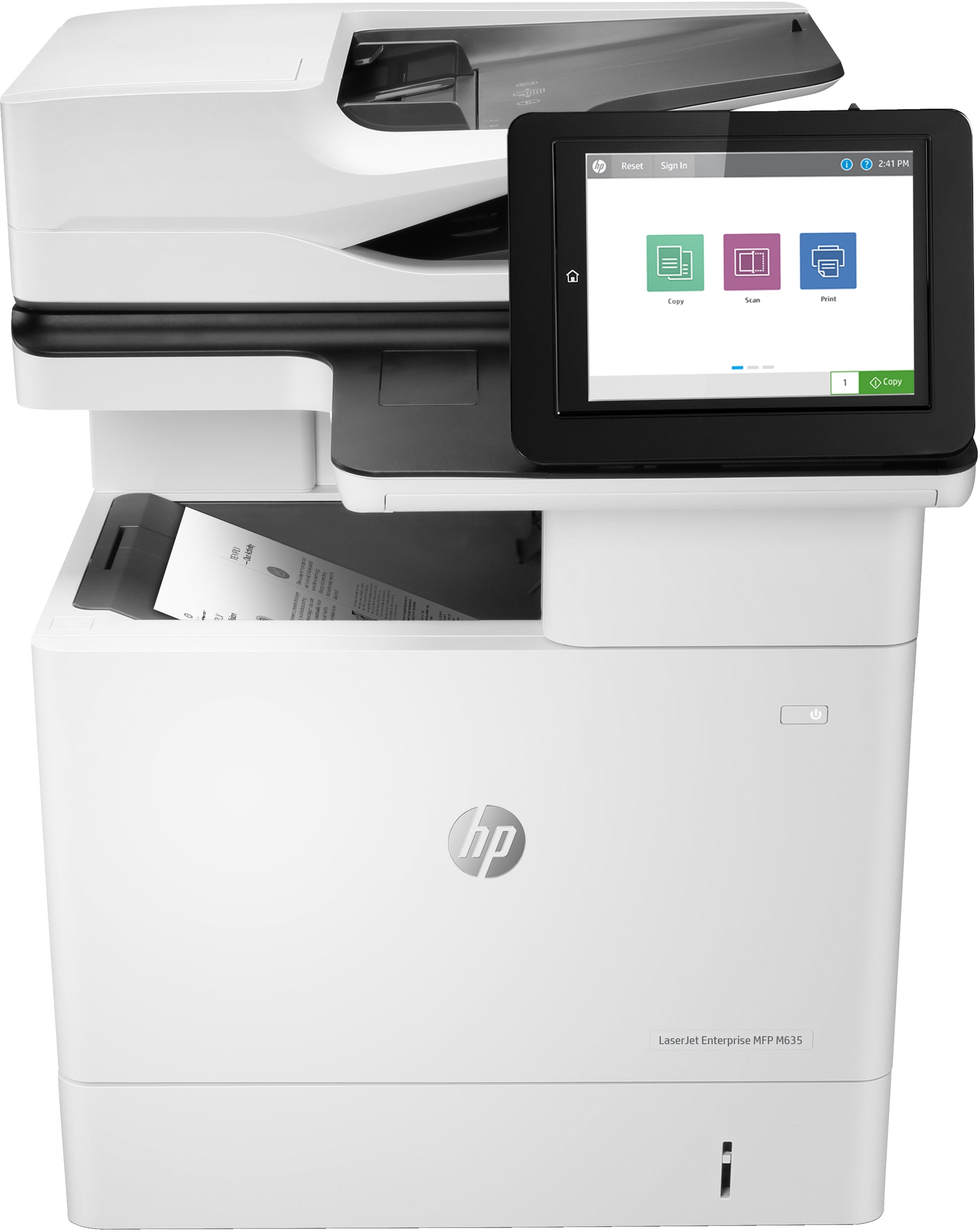 HP LaserJet Enterprise M635h – S/W Laser-MFP A4, 3-in-1 – USB/LAN/WLAN – Duplex, Duplex-ADF – 61 ppm S/W