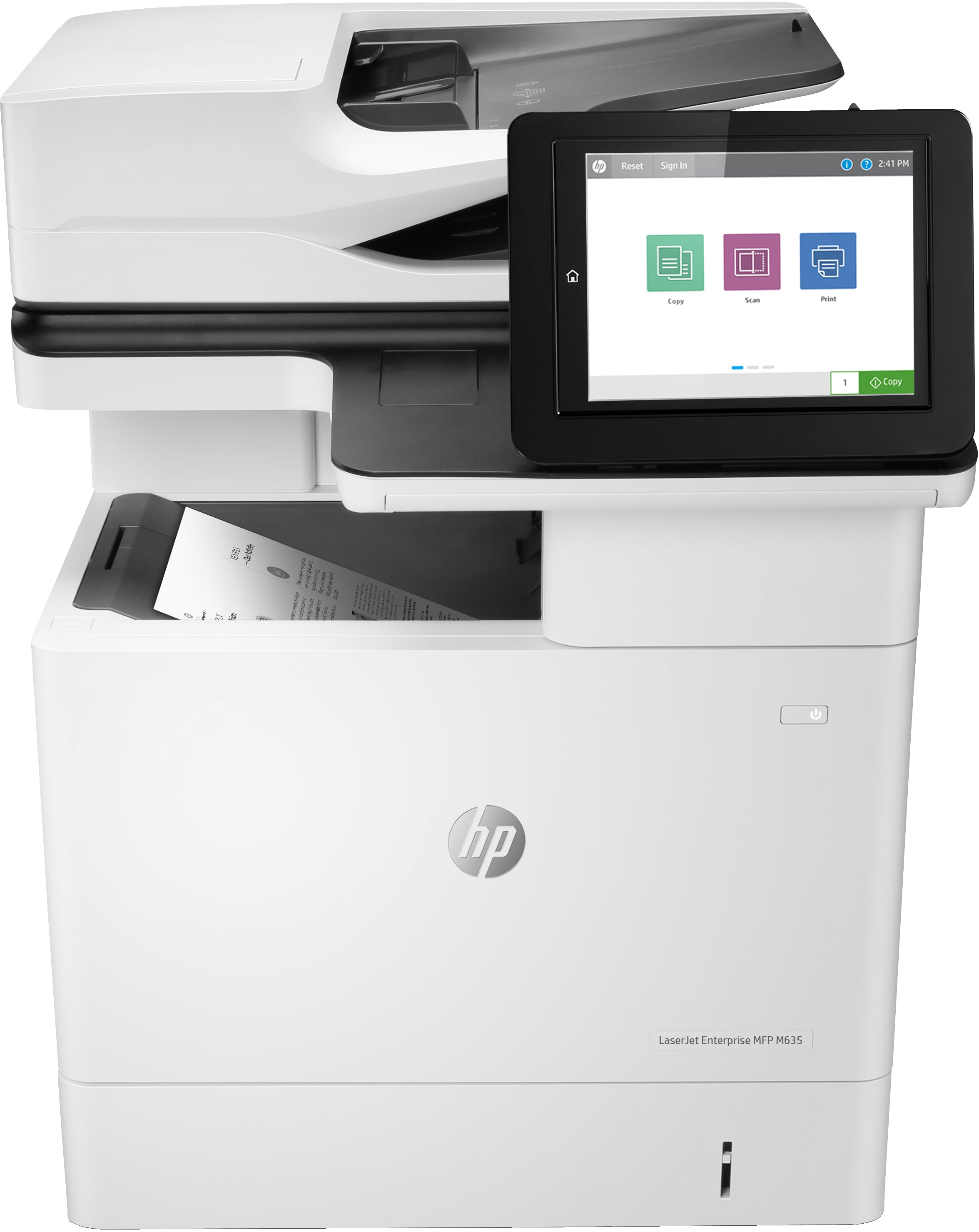 HP LaserJet Enterprise M635h – S/W Laser-MFP A4, 3-in-1 – USB/LAN/WLAN – Duplex, Duplex-ADF – 61 ppm S/W