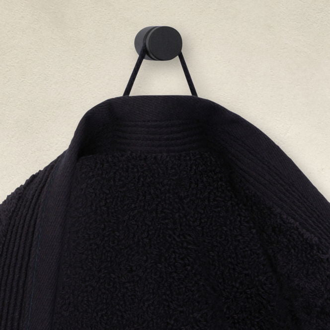 MÖVE Saunatuch Superwuschel – 80 × 200 cm, Dunkelgrau, Baumwolle, 550 g/m²