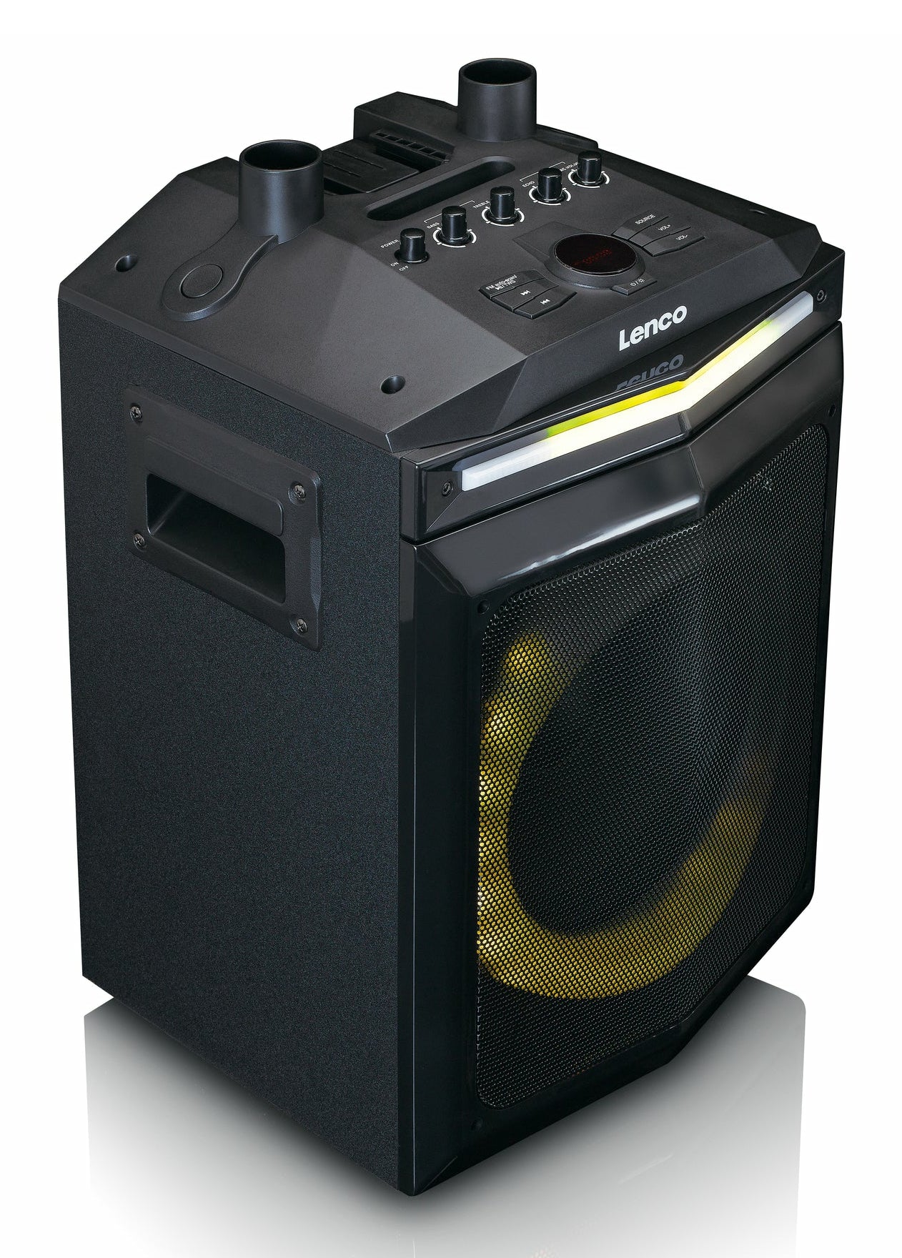 Lenco PA-220BK – Party-Lautsprecher – 120 W, LED