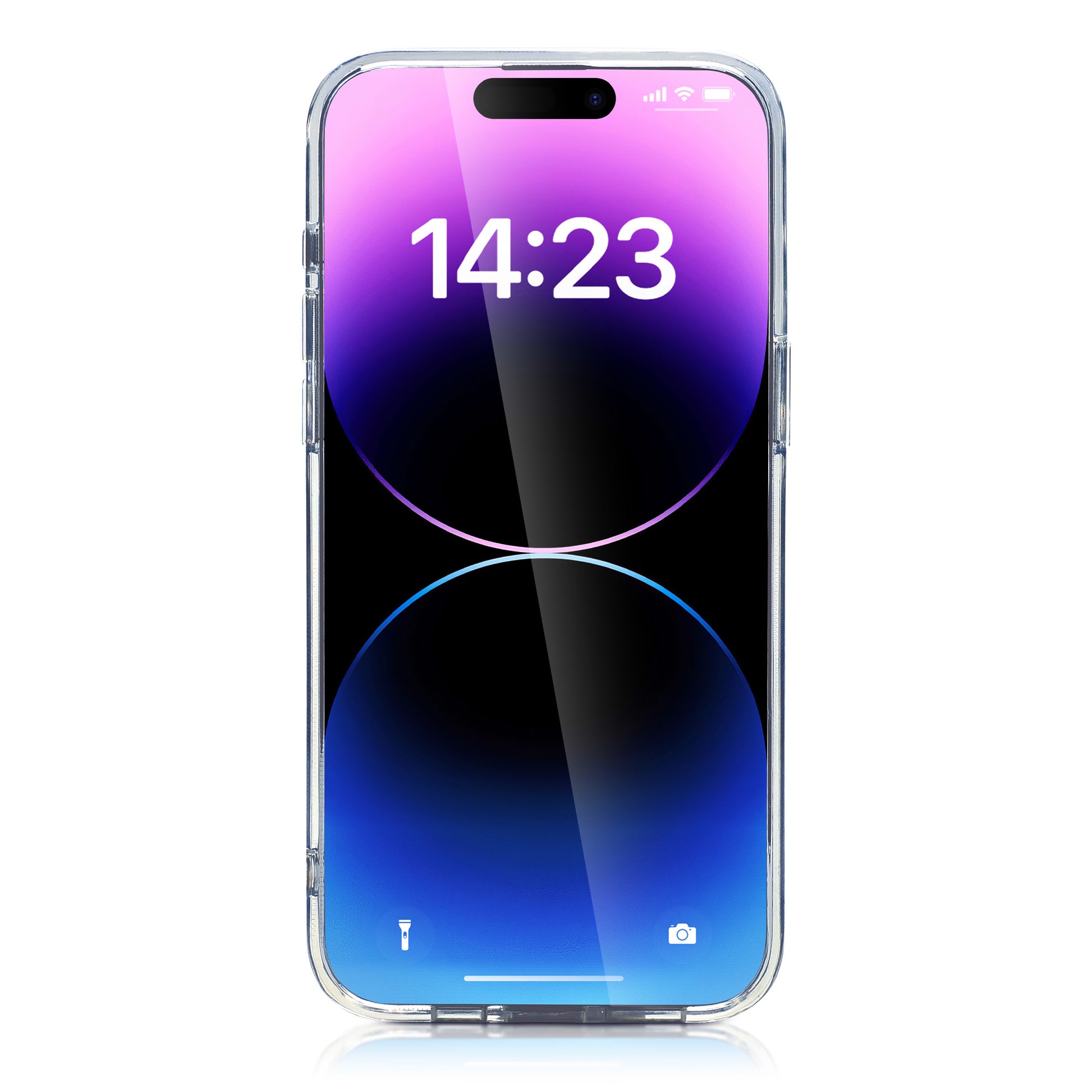 Nevox – Backcover – für Apple iPhone 16 – Transparent – TPU – MagSafe-kompatibel, Desktop-Ständer