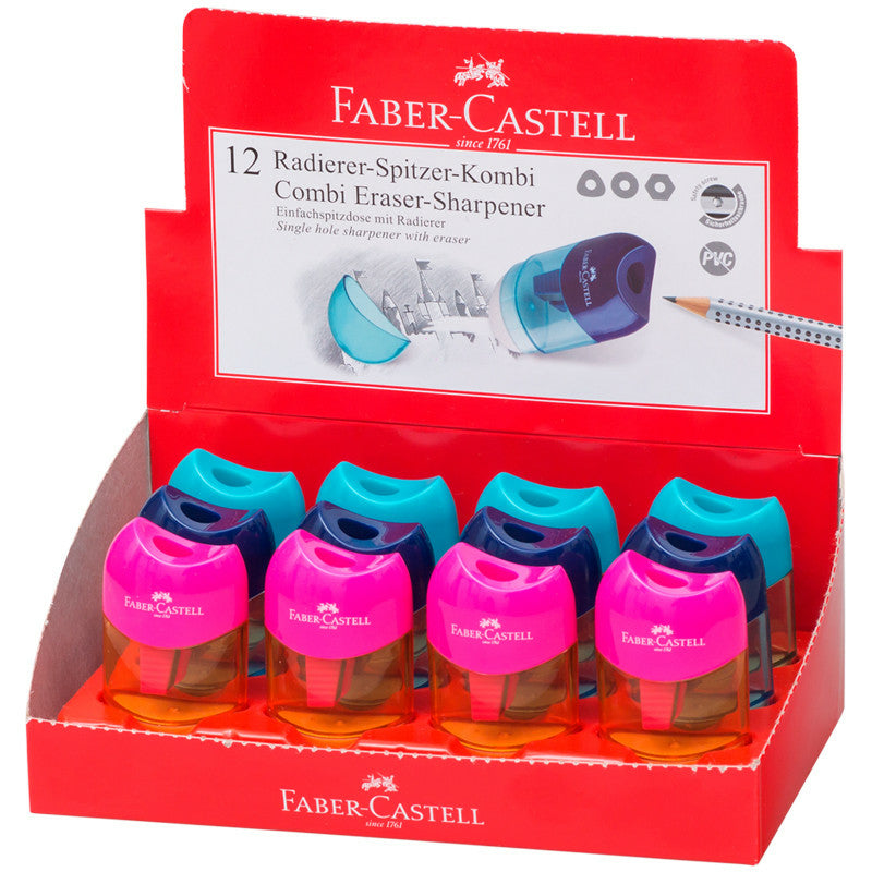 Faber-Castell Spitzer – manuell, assortiert, 183604