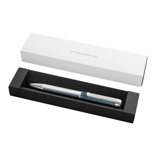 Pelikan Kugelschreiber – Petrol, glänzend, Aluminium