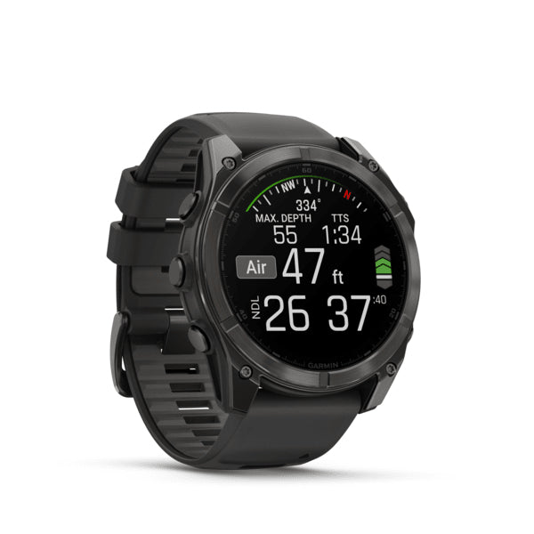 Garmin Fenix 8 AMOLED Sapphire – GPS-Smartwatch – 51 mm, 1,4", GPS, WLAN, Saphirglas, 100 m, Schwarz