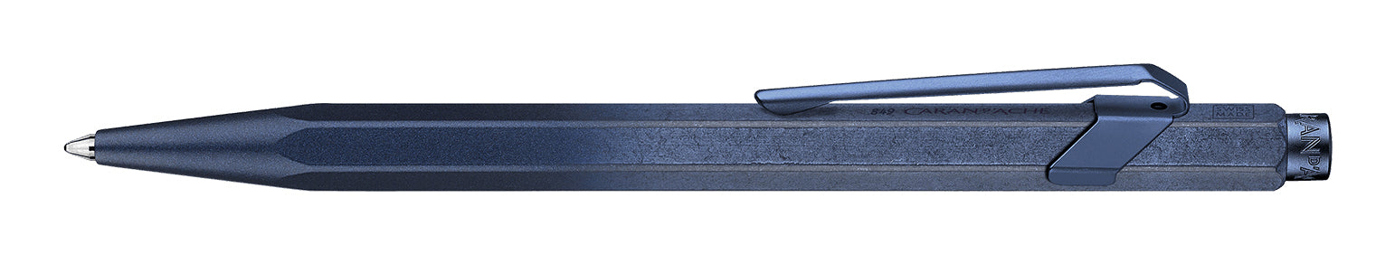 Caran d-Ache Caran d'Ache Kugelschreiber – Blau, Aluminium