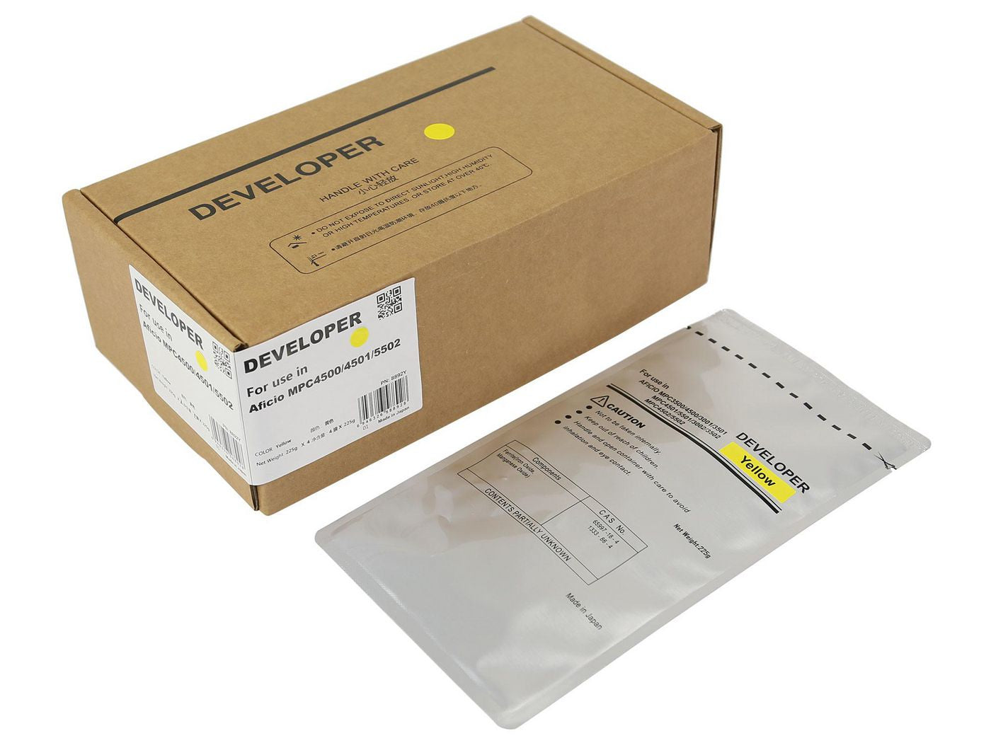 CoreParts Entwicklereinheit Gelb – für Ricoh MPC3500, 4500, 3001, usw.