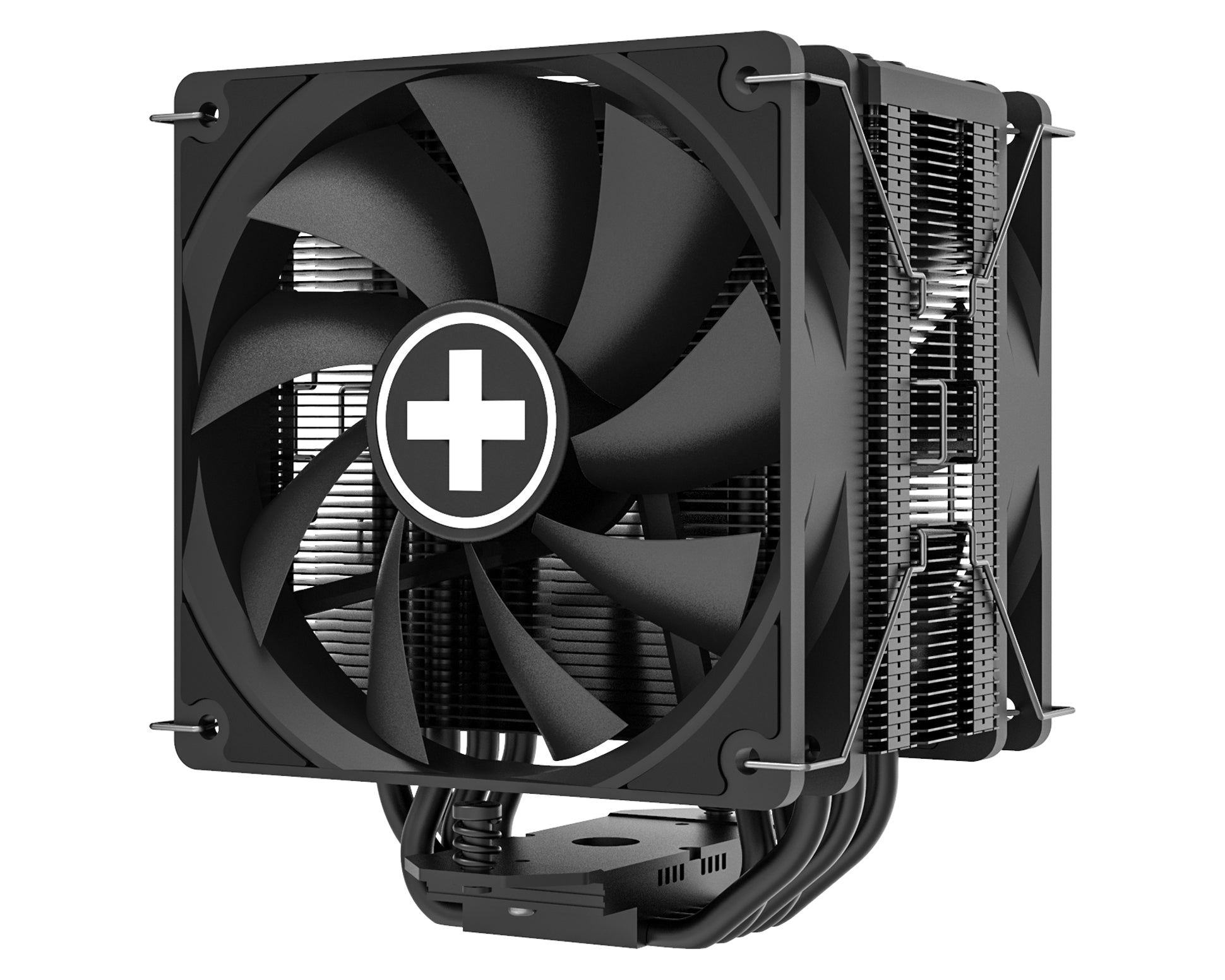 Xilence M705D – CPU-Kühler – 2×120 mm PWM, 5 Heatpipes, 220 W, Schwarz, für AM5, AM4, LGA 1700 und andere