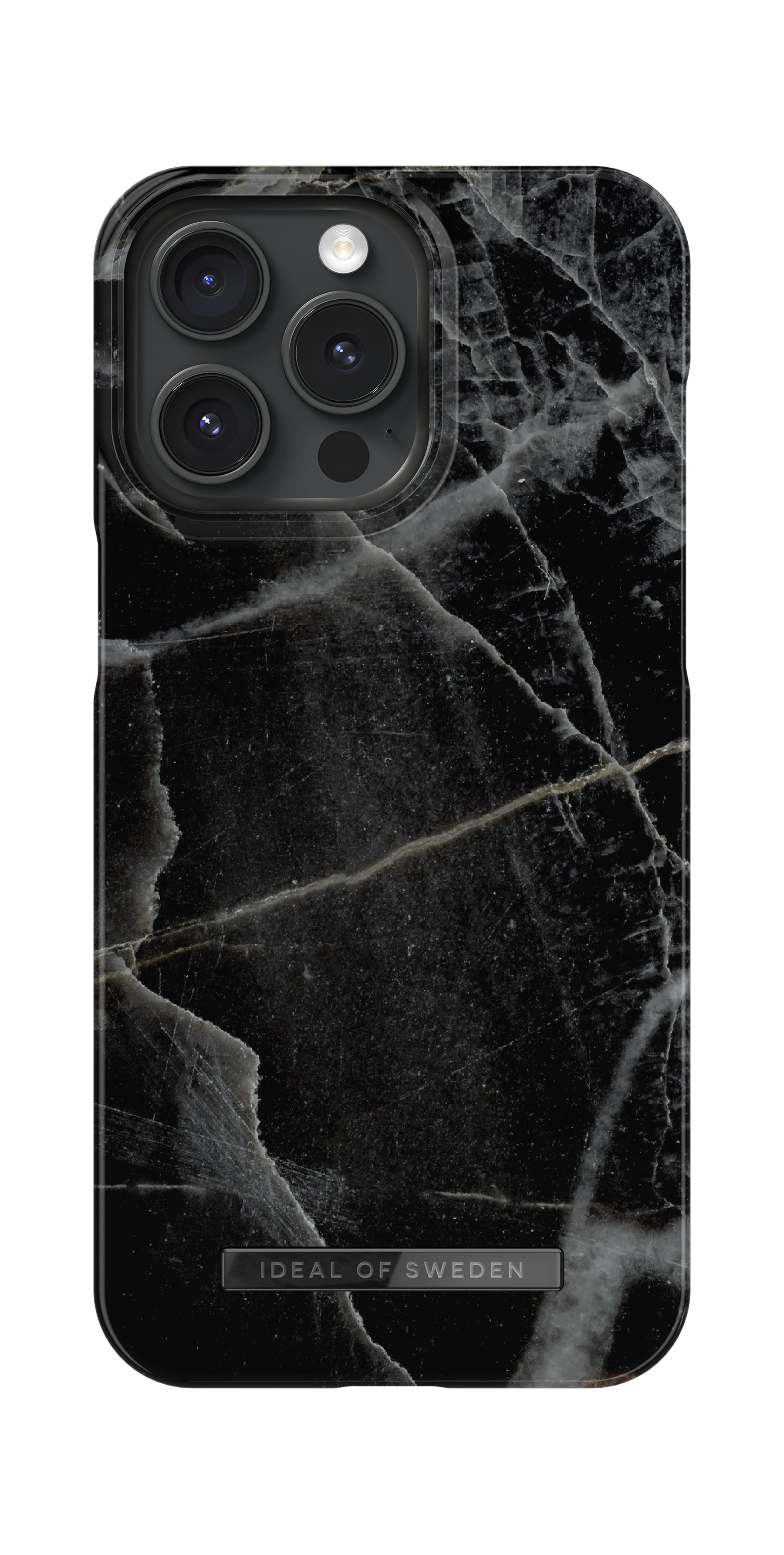 Ideal of Sweden – Backcover – für Apple iPhone 15 Pro Max – Black Thunder Marble – Polyester