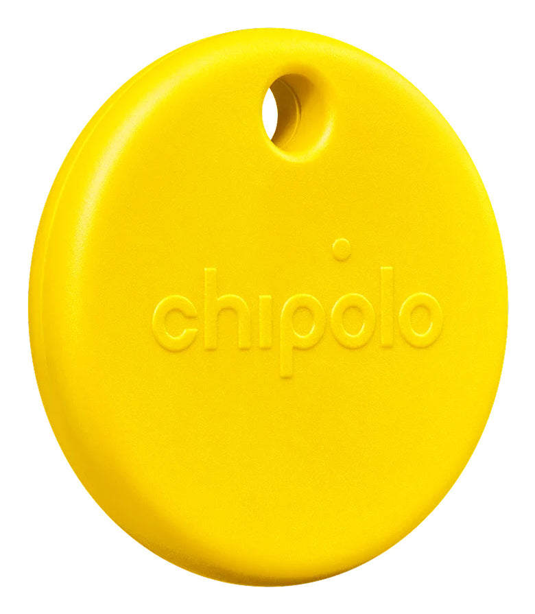 Chipolo POP – Bluetooth-Tracker – für Apple Wo ist? und Android/iOS, IP55, 90 m Reichweite, Gelb