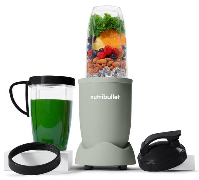 NutriBullet Smoothie-Mixer NB907MAJD – 900 W, spülmaschinenfest – matt jade