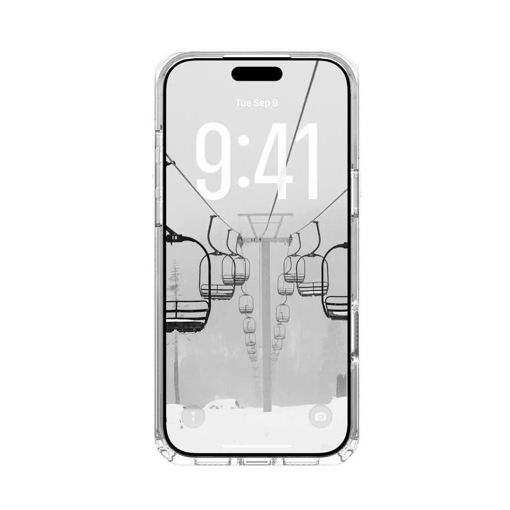 Urban Armor Gear Backcover Plyo – für Apple iPhone 17 Pro Max – Ice/Weiss – TPU/PC – MagSafe-kompatibel