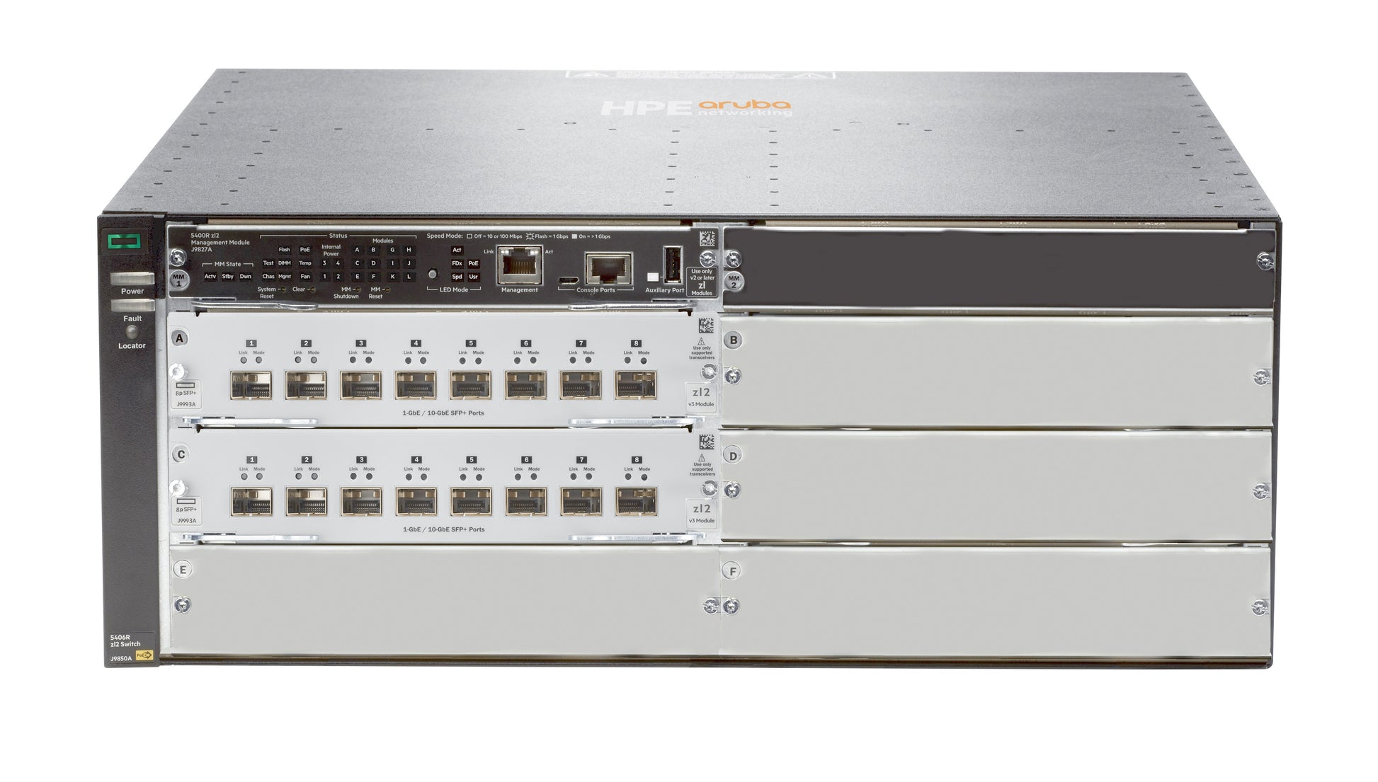 HPE Aruba 5406R – Managed Switch – 16×SFP+, L3