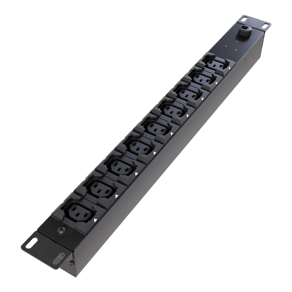 Vertiv PowerGo EP0G01A1 Rack-PDU 1U – C13×9, Eingang IEC C14, 10 A/230 V – 3 m Kabel – Schwarz