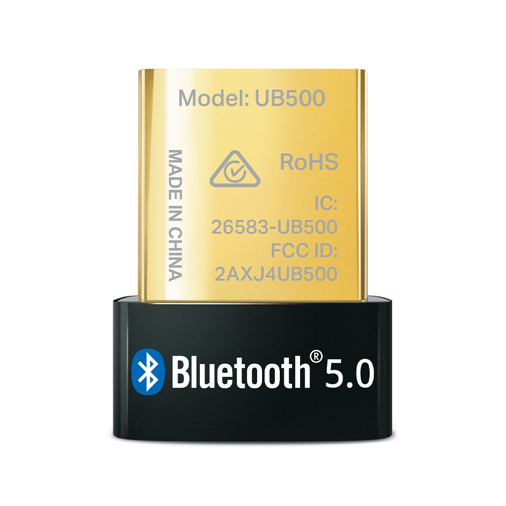 TP-Link USB-Adapter USB-A zu Bluetooth – USB 2.0 (480 Mbit/s) – Bluetooth 5.0 – Schwarz – für PC/Laptop