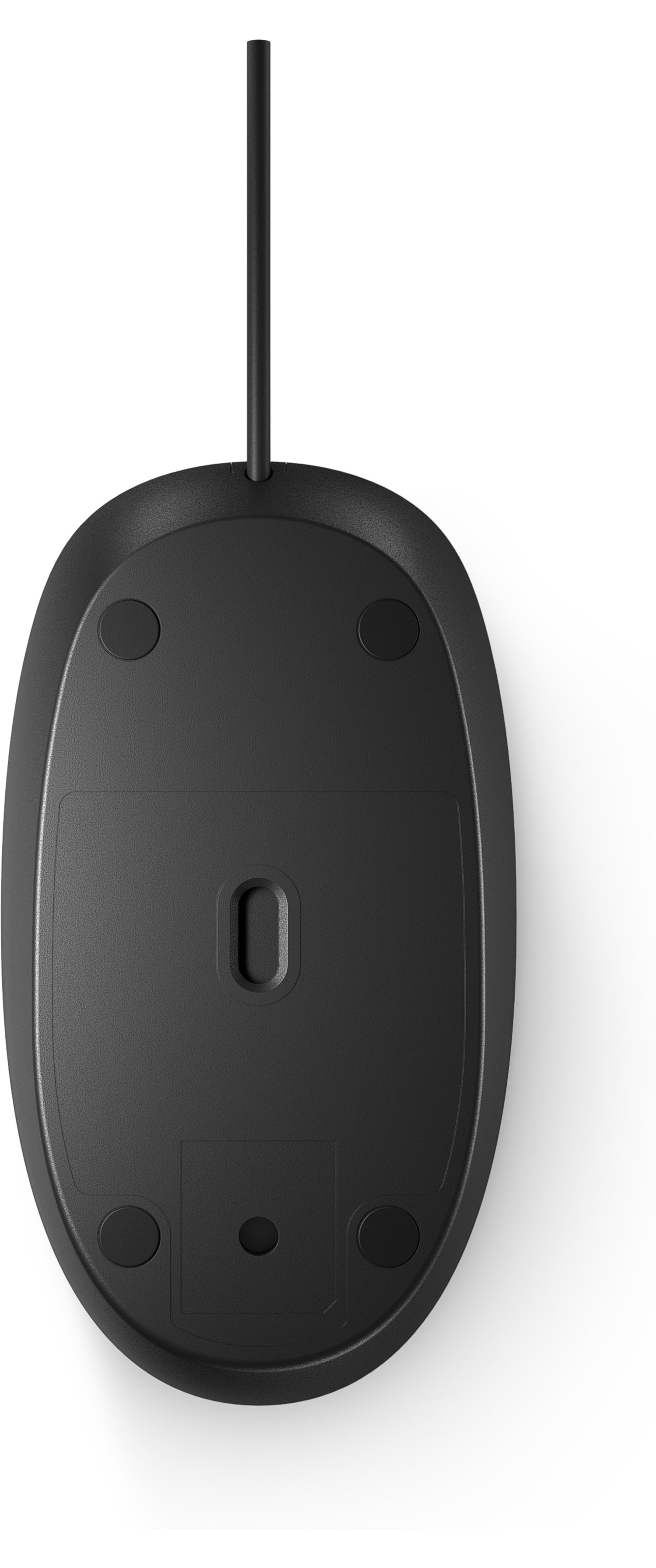 HP 125 – Maus – Kabelgebunden (USB‑A), beidhändig, Schwarz