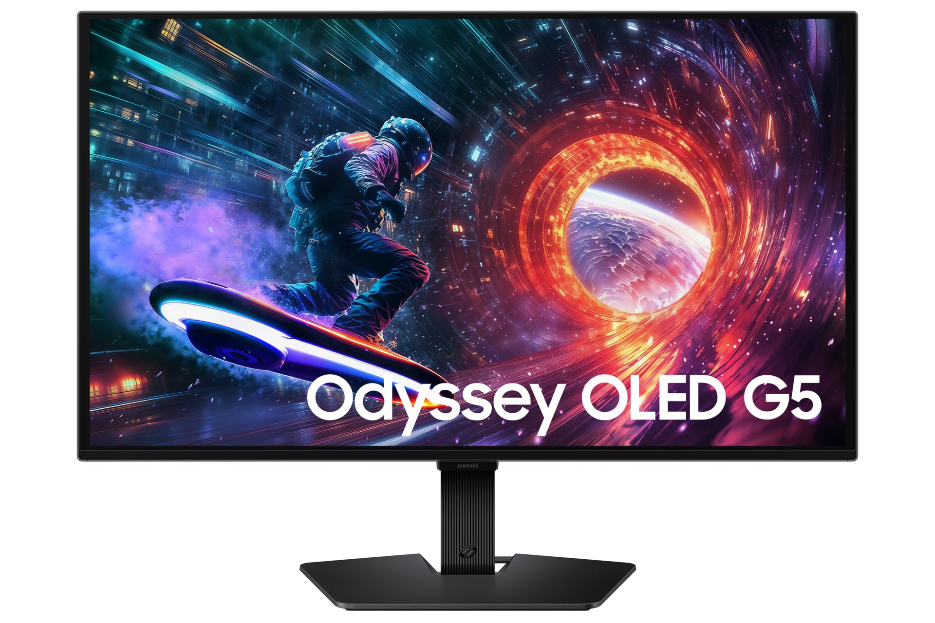Samsung S27Fg506Su – Monitor, 27", 2560 × 1440 (WQHD), OLED, 180 Hz, 200 cd/m², VESA 100 × 100, Schwarz