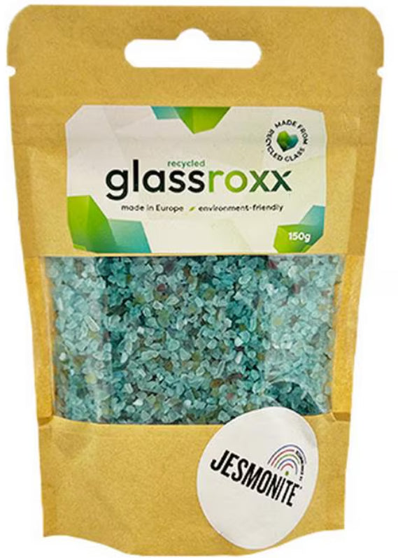 GlassRoxx Glasperlen-Mischung – türkis – 150 g