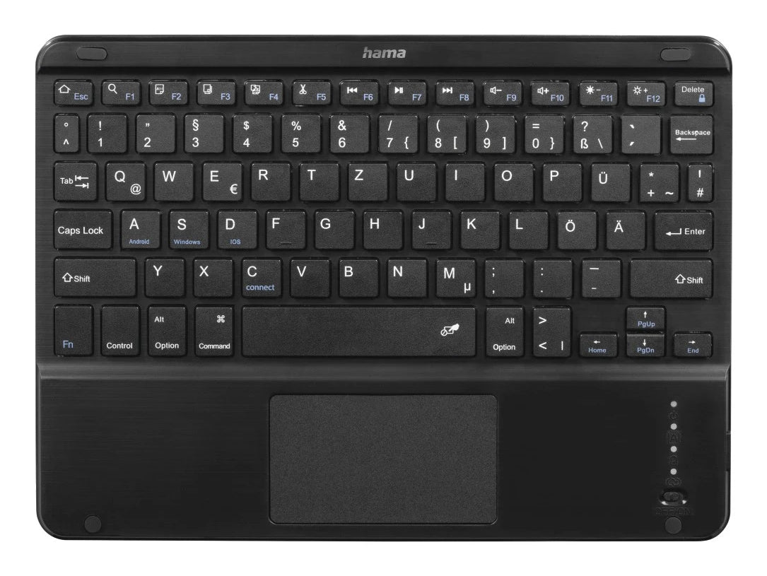 Hama Tastatur-Case für iPad Pro 11" (M4/2024) – Bluetooth, QWERTZ (CH) – Schwarz