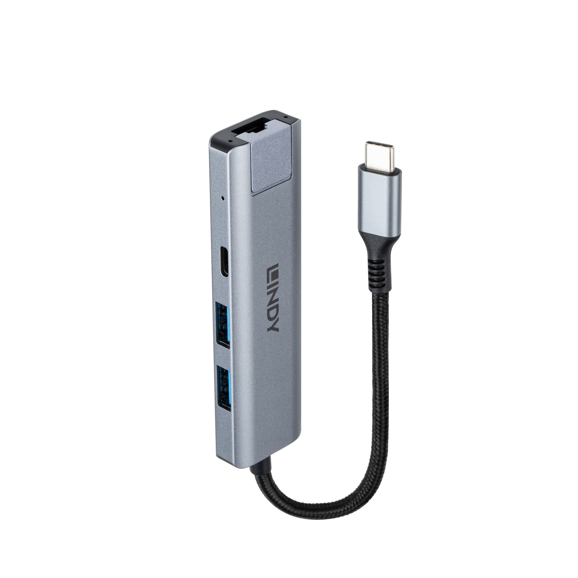 Lindy USB-Hub – USB-C, 2× USB-A, 1× USB-C, 10GbE