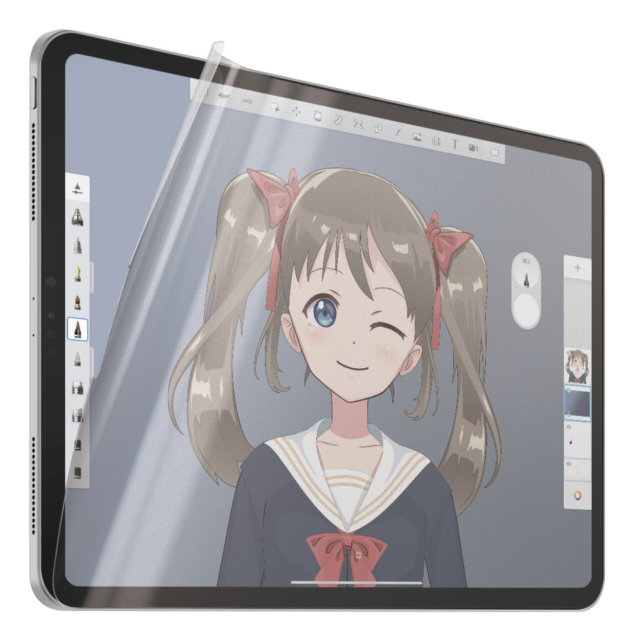 PanzerGlass GraphicPaper Displayschutz für iPad Pro 11" (1.–4. Gen.), iPad Air 10,9" (4.–5. Gen.) – papierähnlich